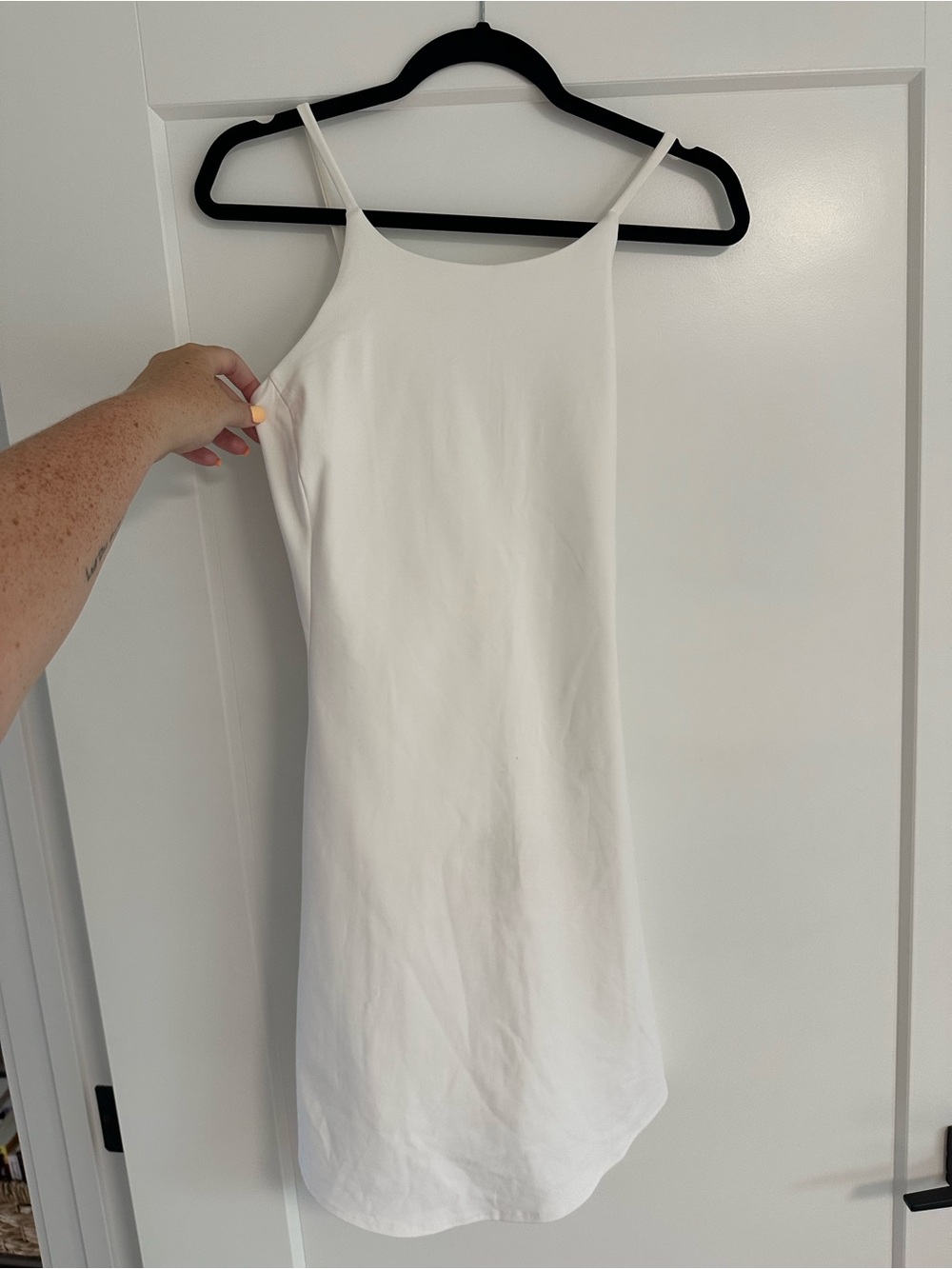 Old Navy White Spaghetti Strap Athletic Dress